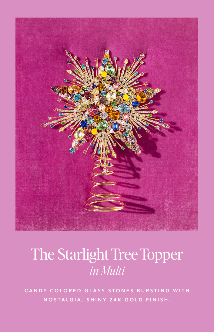 Starlight Tree Topper in Multi