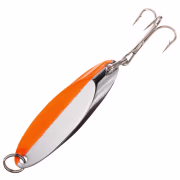 Bass Pro Shops Casting Spoon - 1/8 oz. - Nickel/Fluorescent Orange