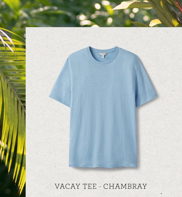Vacay Tee - Chambray