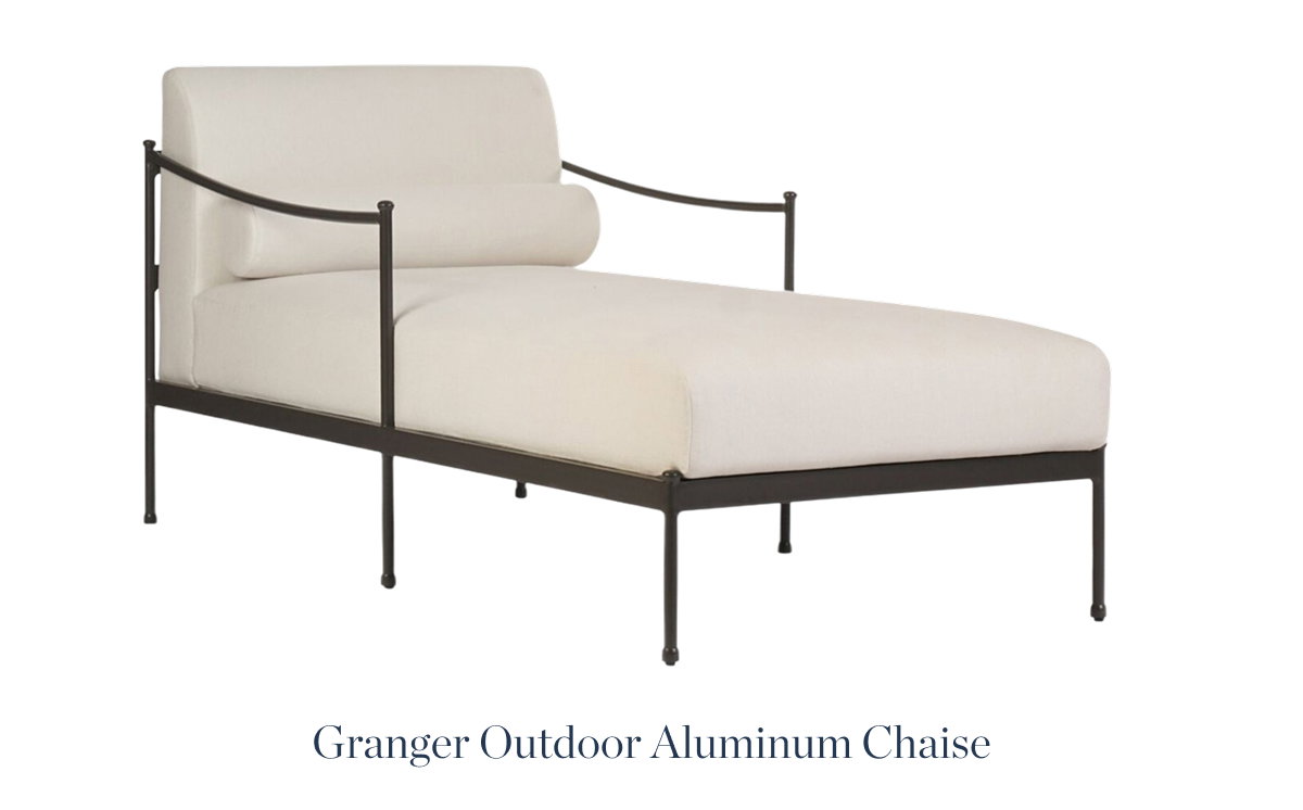 Granger Outdoor Aluminum Chaise