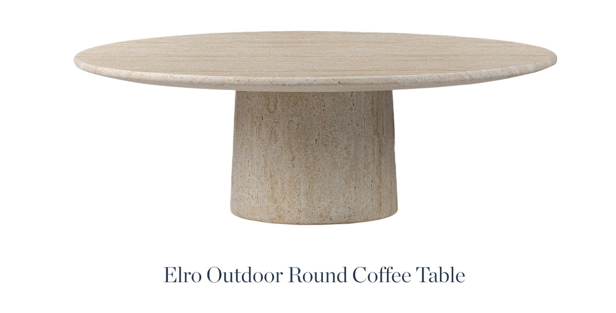 Elro Outdoor Round Coffee Table
