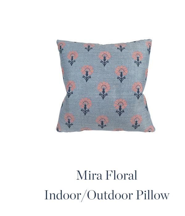 Mira Floral Pillow