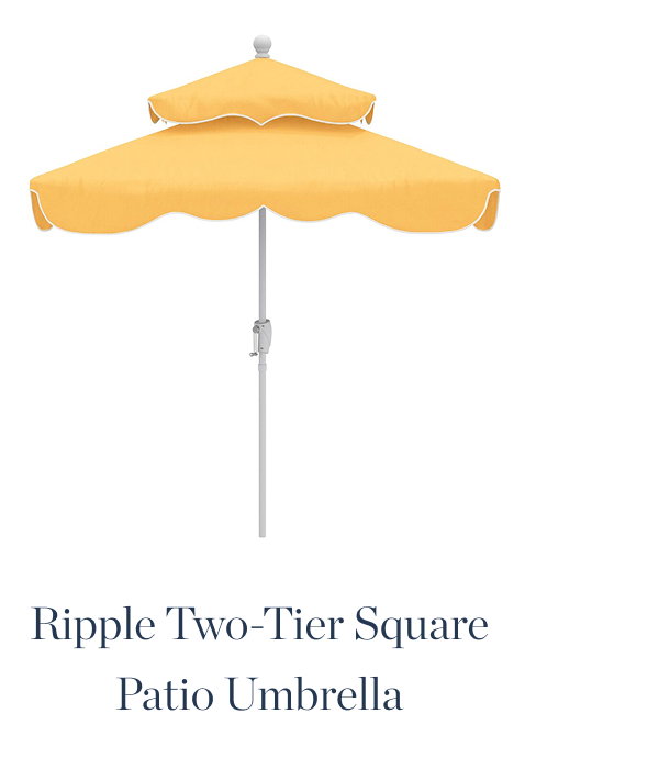 Ripple Square Patio Umbrella