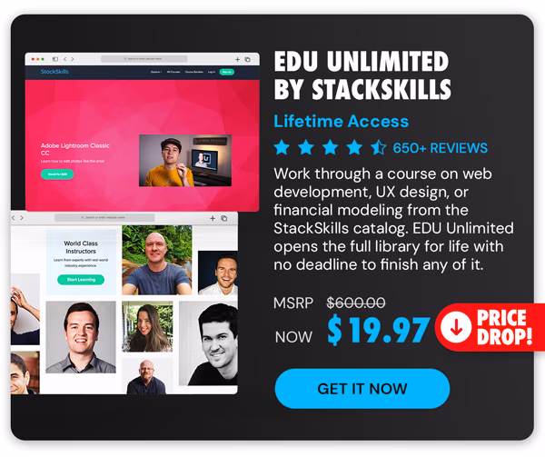 EDU Unlimited by StackSkills: Lifetime Access