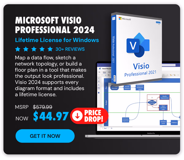 Microsoft Visio Professional 2024: Lifetime License for Windows