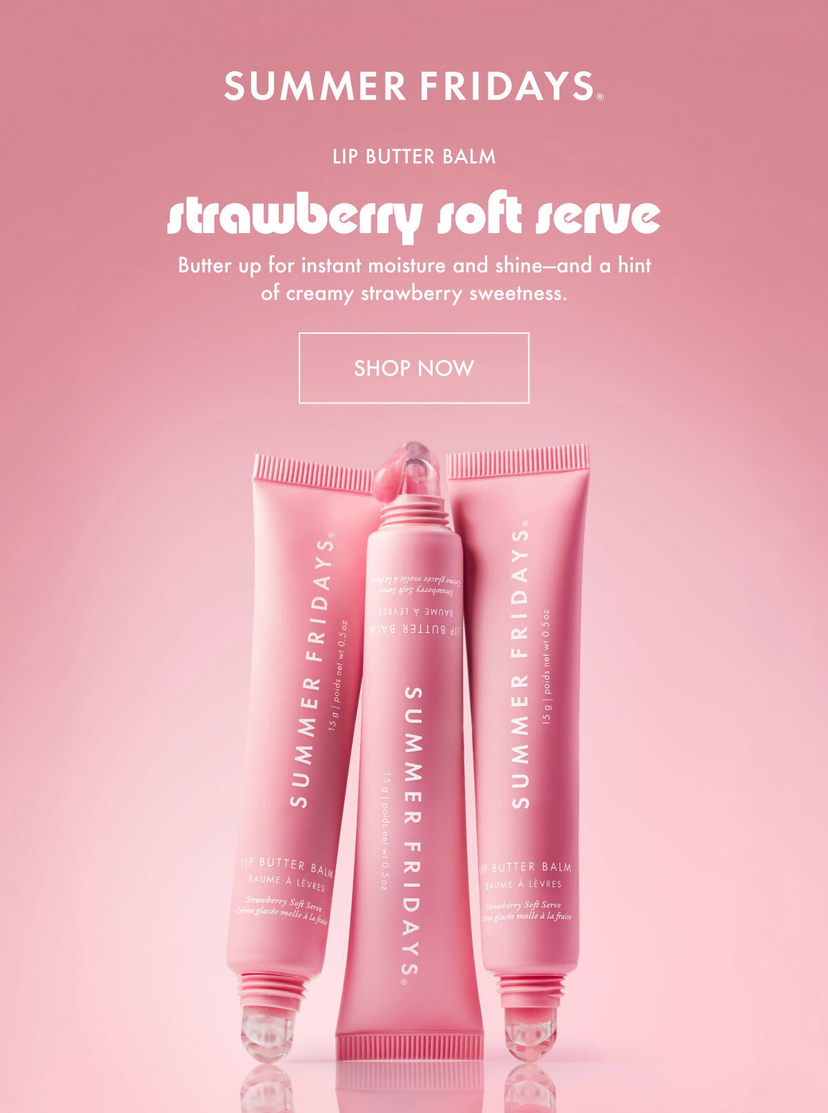 Strawberry Soft Serve Lip Butter Balm | Shop Now