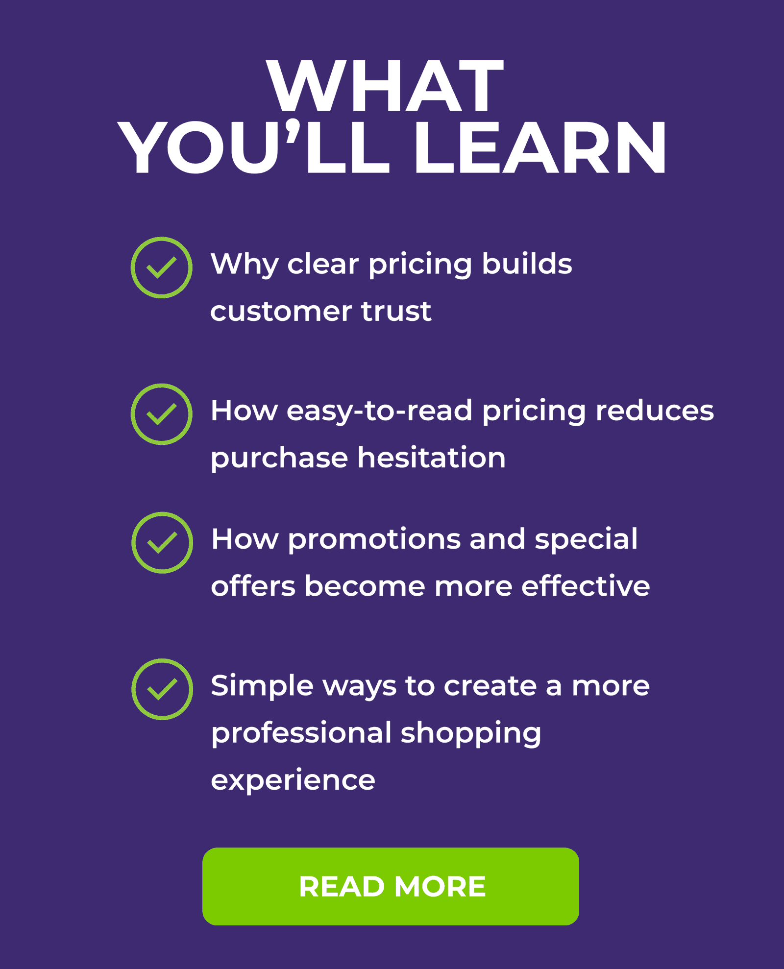 Why Clear Pricing Labels Increase Sales