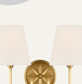 Estrela Double Sconce