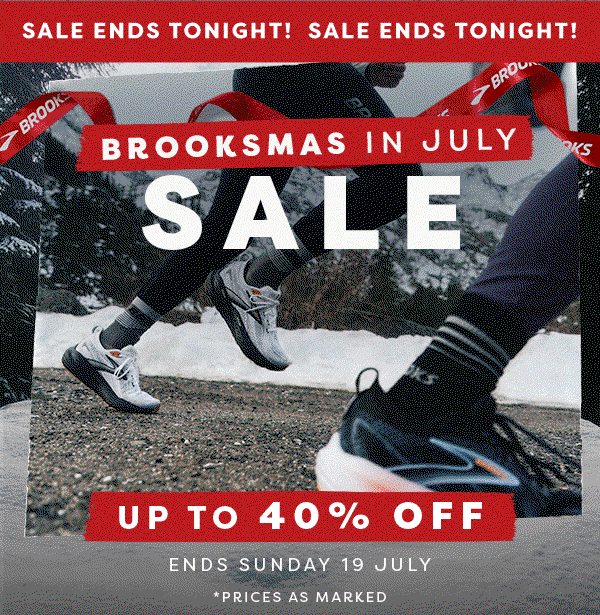 SALE ENDS TONIGHT! Last chance for up to 40% off selected styles*