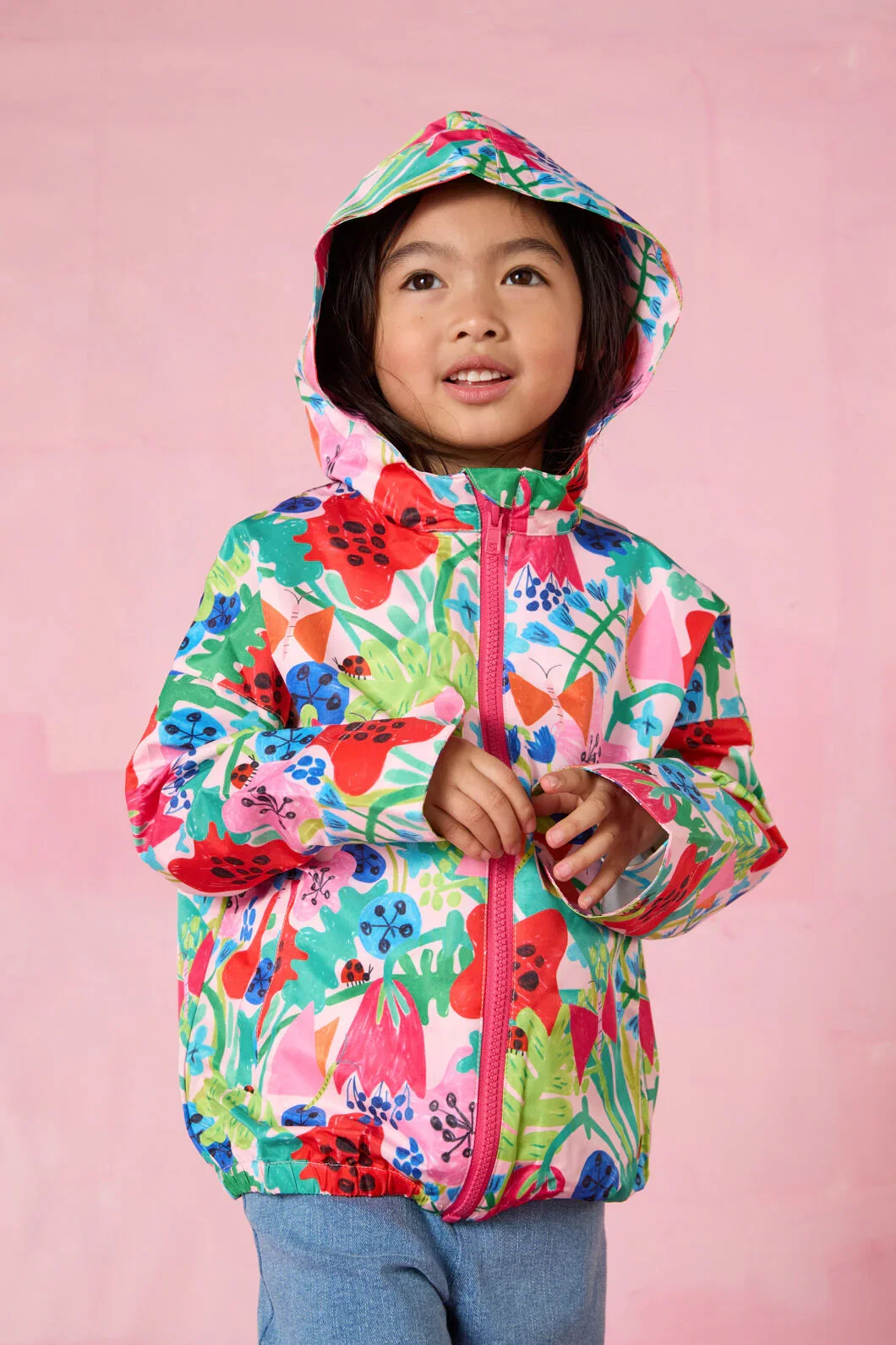 Image of Flower Fields Kids Raincoat