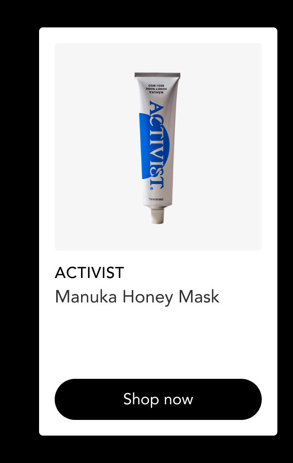 ACTIVIST Manuka Honey Mask — Shop now
