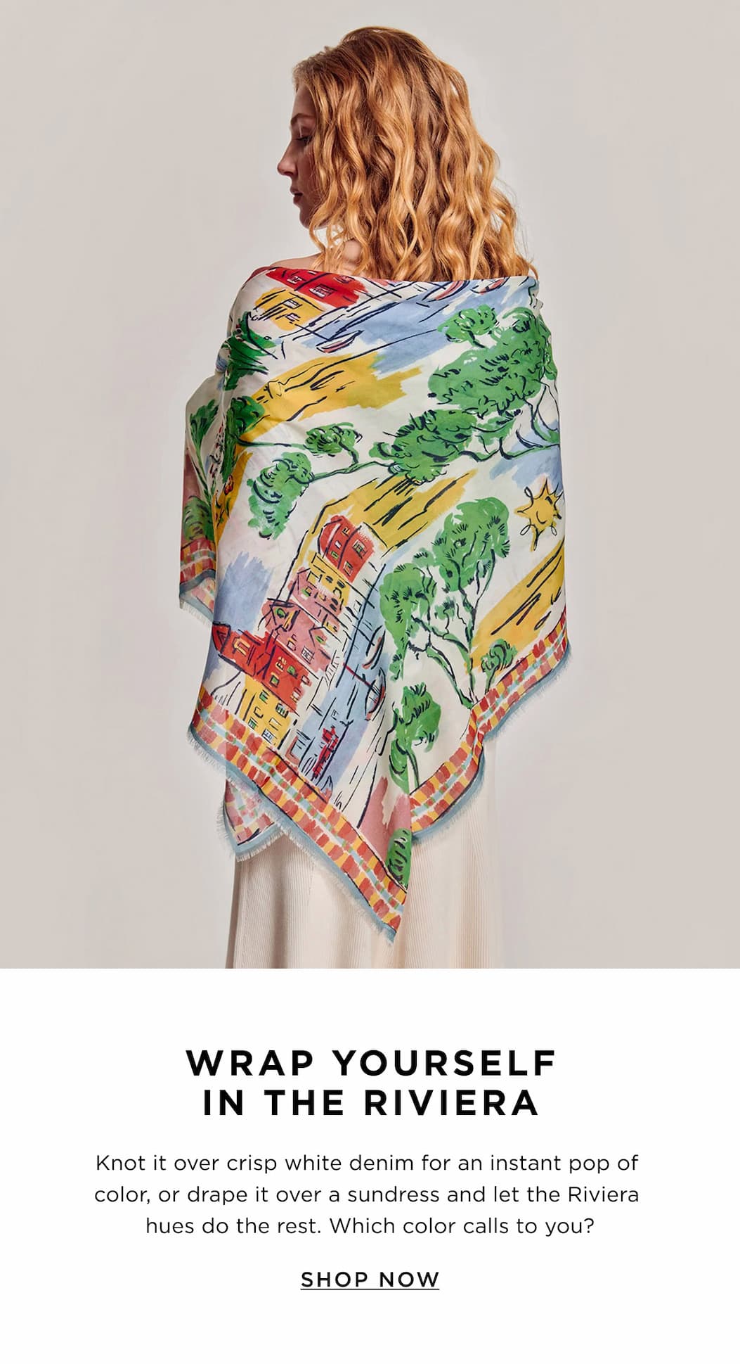 Riviera 50" Oversized Square Scarf