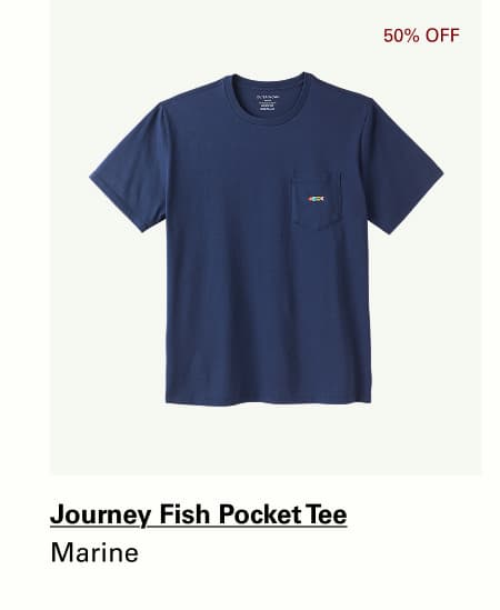 Journey Fish Pocket Tee