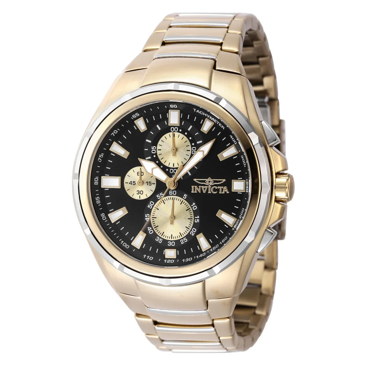 Image of Invicta Sea Vulture Bathyal Men's Watch - 46mm. Gold. Steel (47822)