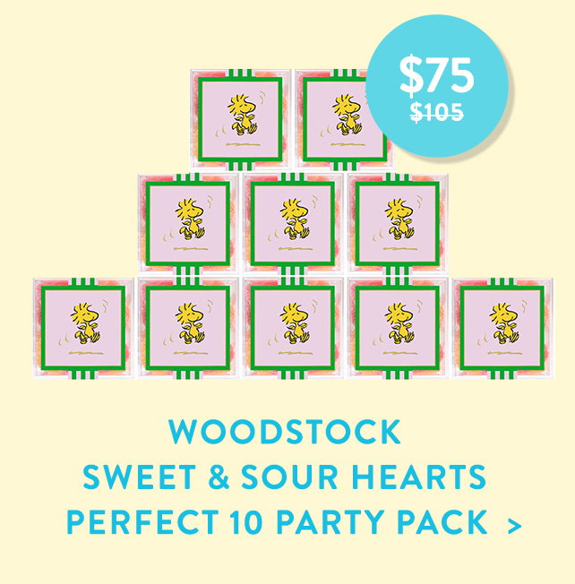 Shop Woodstock Sweet and Sour Hearts Perfect 10 Party Pack