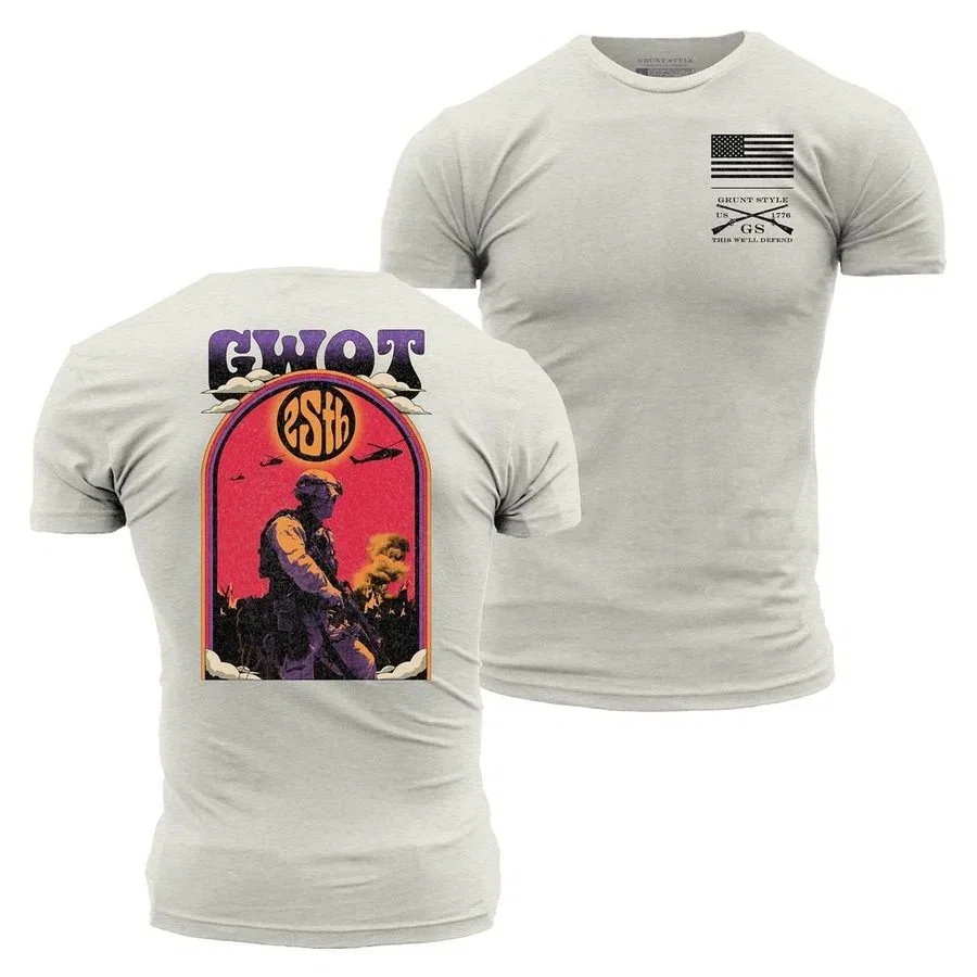 Image of GWOT 25th T-Shirt - Sand