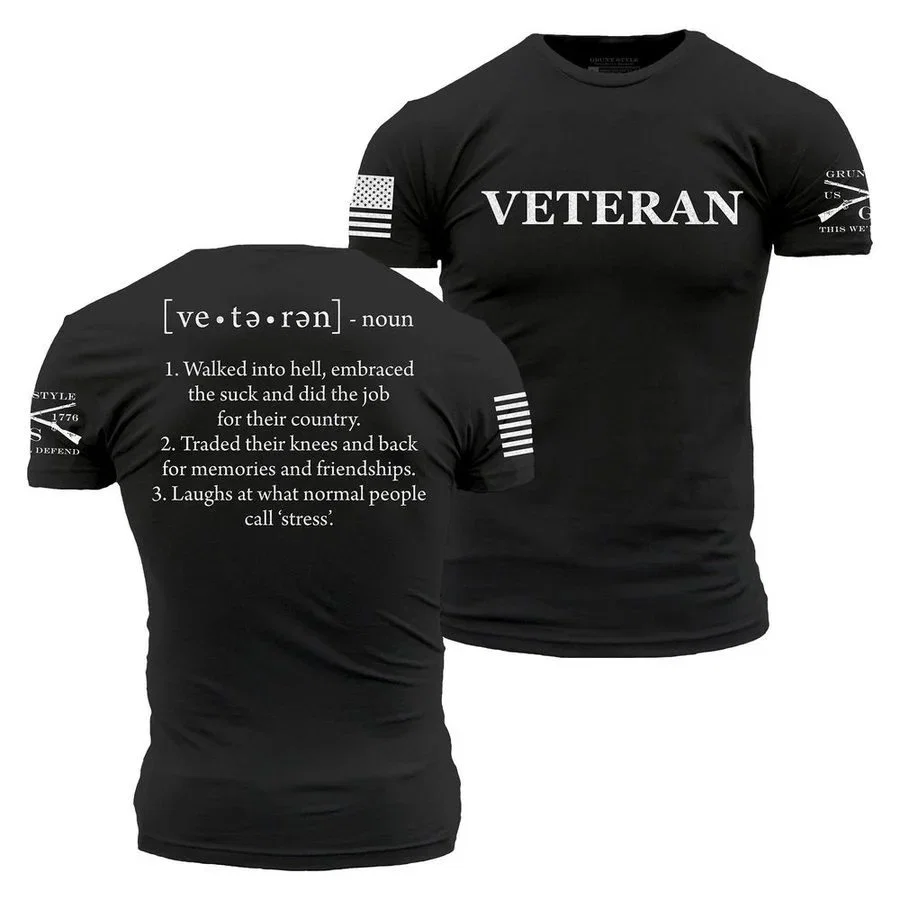 Image of Veteran Defined T-Shirt - Black