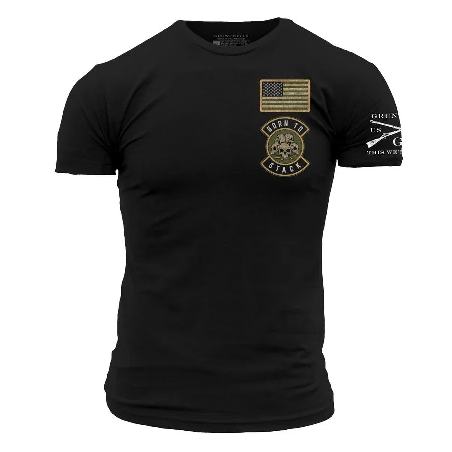 Image of Born To Stack T-Shirt - Black