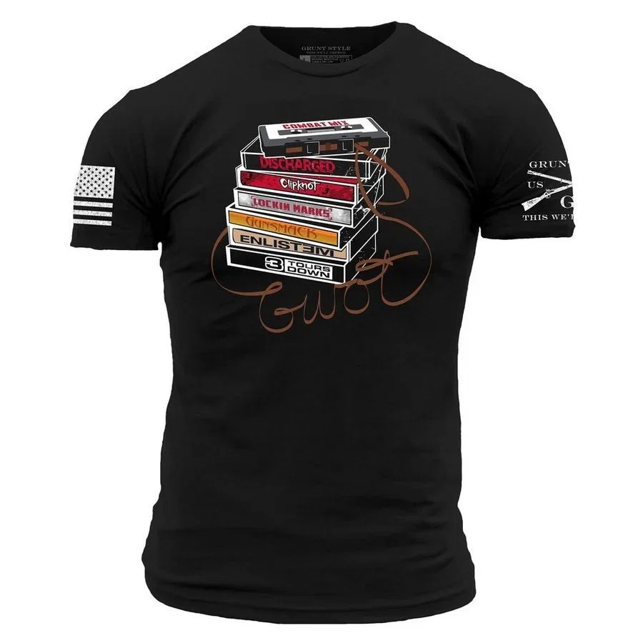 Image of Combat Mix T-Shirt - Black