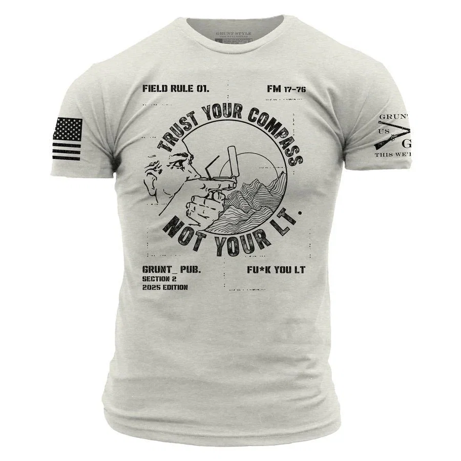 Image of Trust Your Compass T-Shirt - Sand