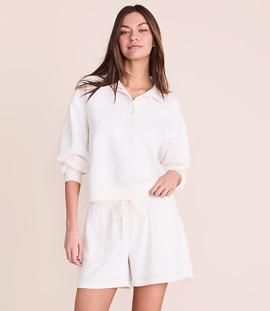 Lou & Grey Terrysoft Polo Top