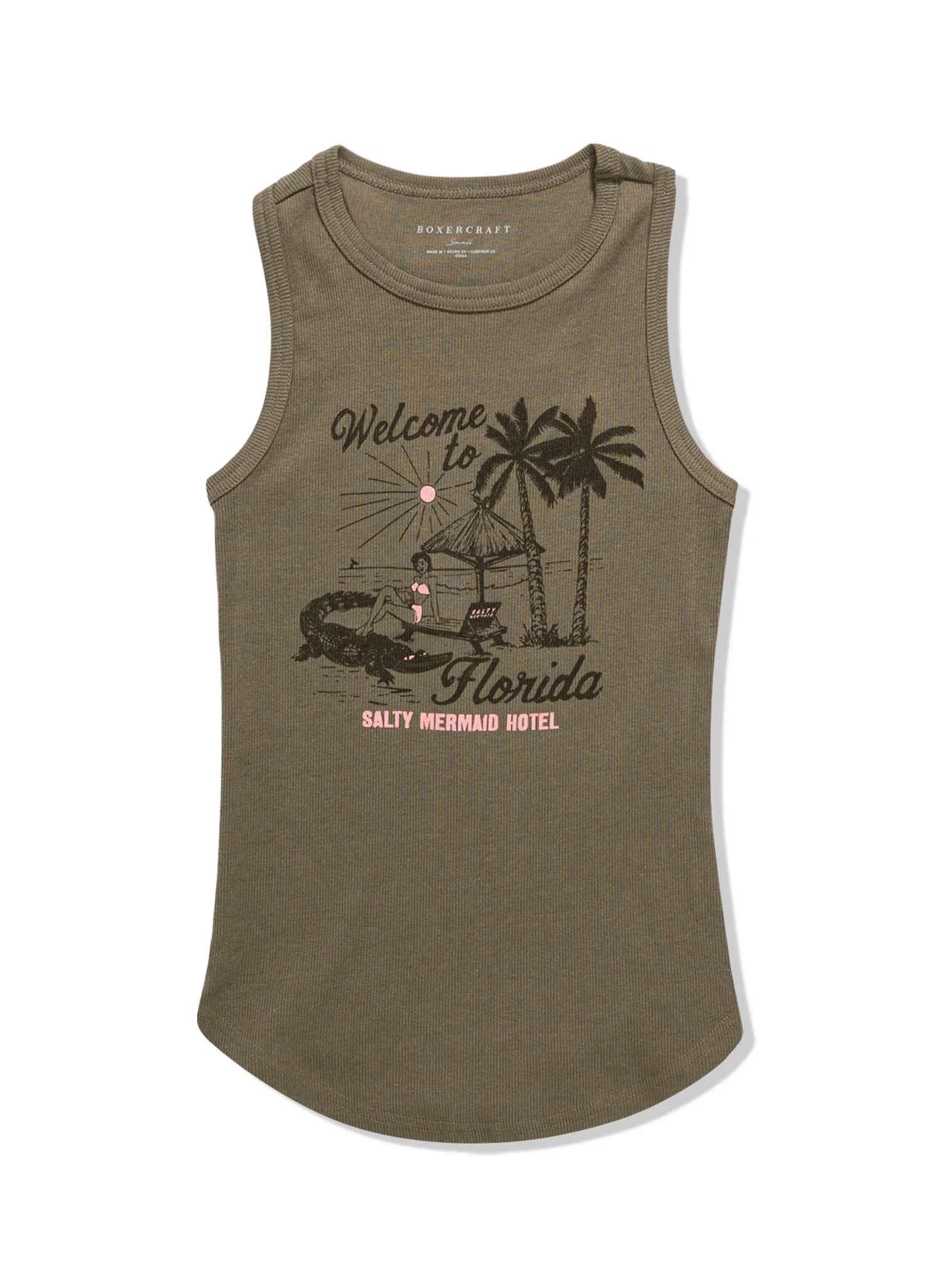 Image of 'Welcome to Florida' Fitted Tank Top
