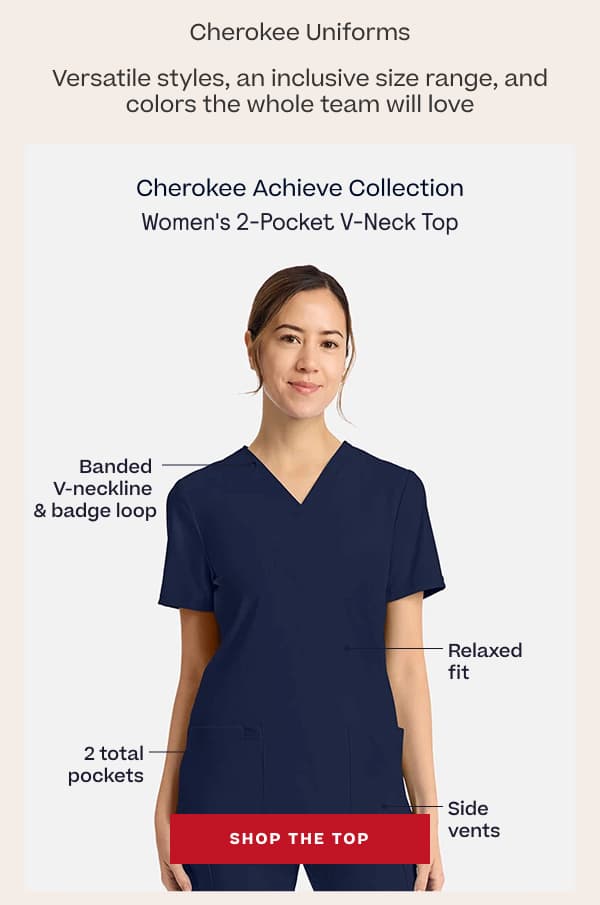 SHOP THE WOMEN'S 2-POCKET V-NECK TOP