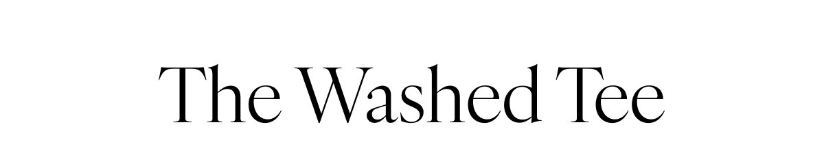 The Washed Tee