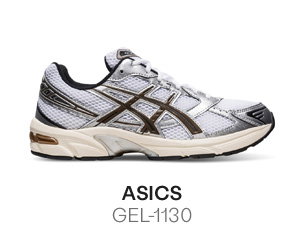 ASICS GEL-1130 Sneakers in Grey/White/Brown