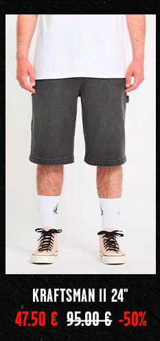 Pantalón corto vaquero Kraftsman II 24" - Black Grey