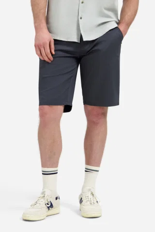 STRETCH CHINO SHORTS 318190406SN 124 DARK STEEL