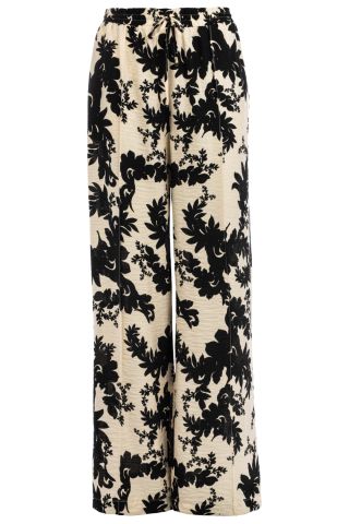 YURA BLACK CLASSIC FLORAL WOVEN 26S3 SN044 02 900 black