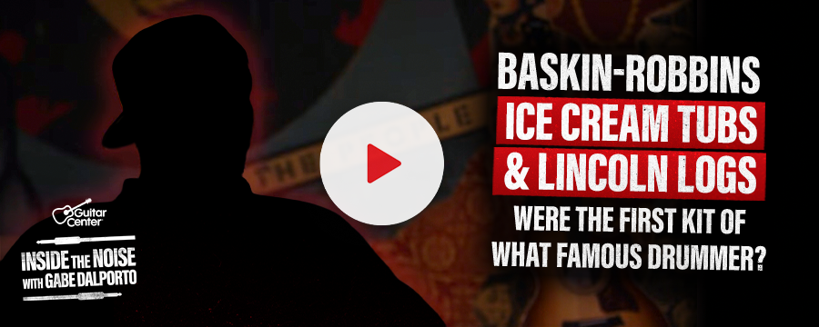 Baskin-Robbins Ice Cream Tubs & Lincoln Logs Were the First Kit of What Famous Drummer?