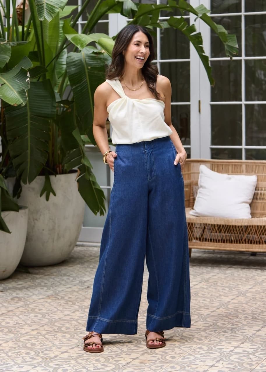 Holland Wide Leg Denim Pant
