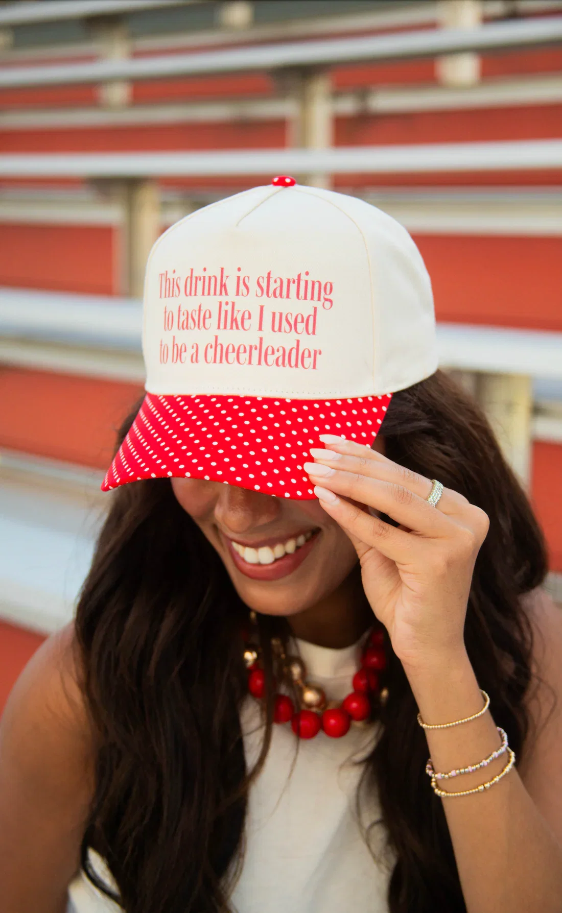 Image of charlie southern: used to be a cheerleader polka dot trucker