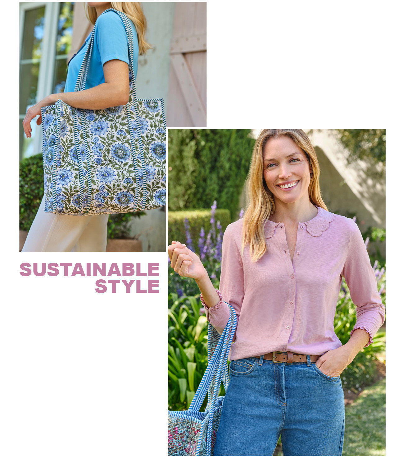 Petal Collar Jersey Top