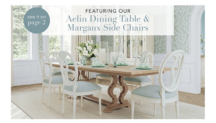 Featuring our Aelin Dining Table & Davos Display Cabinet | Pg 2