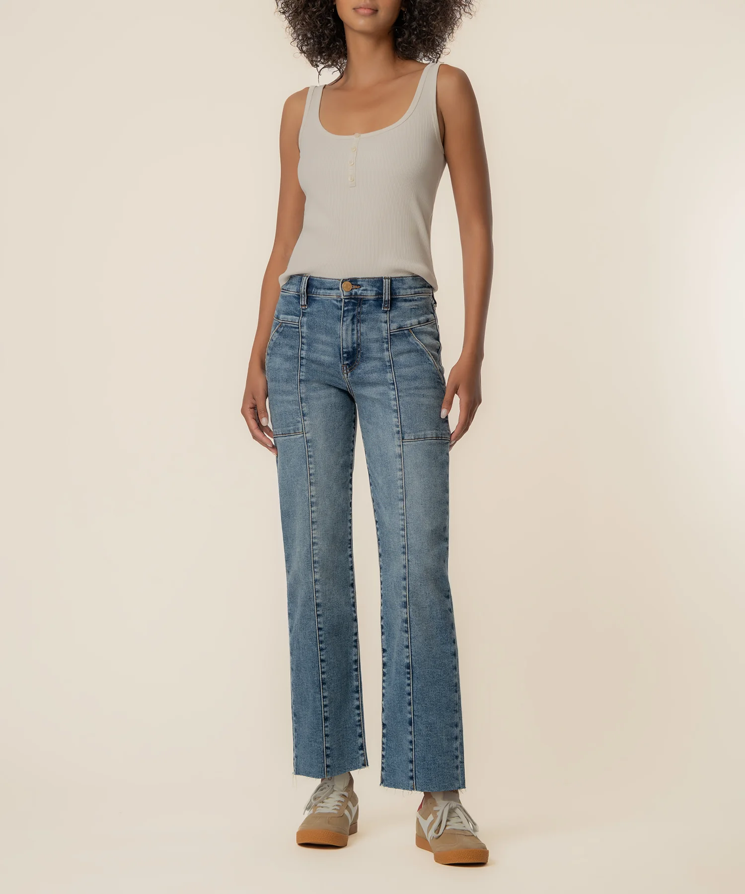 Image of Avery High Rise Straight Leg, Exclusive in Eager Wash