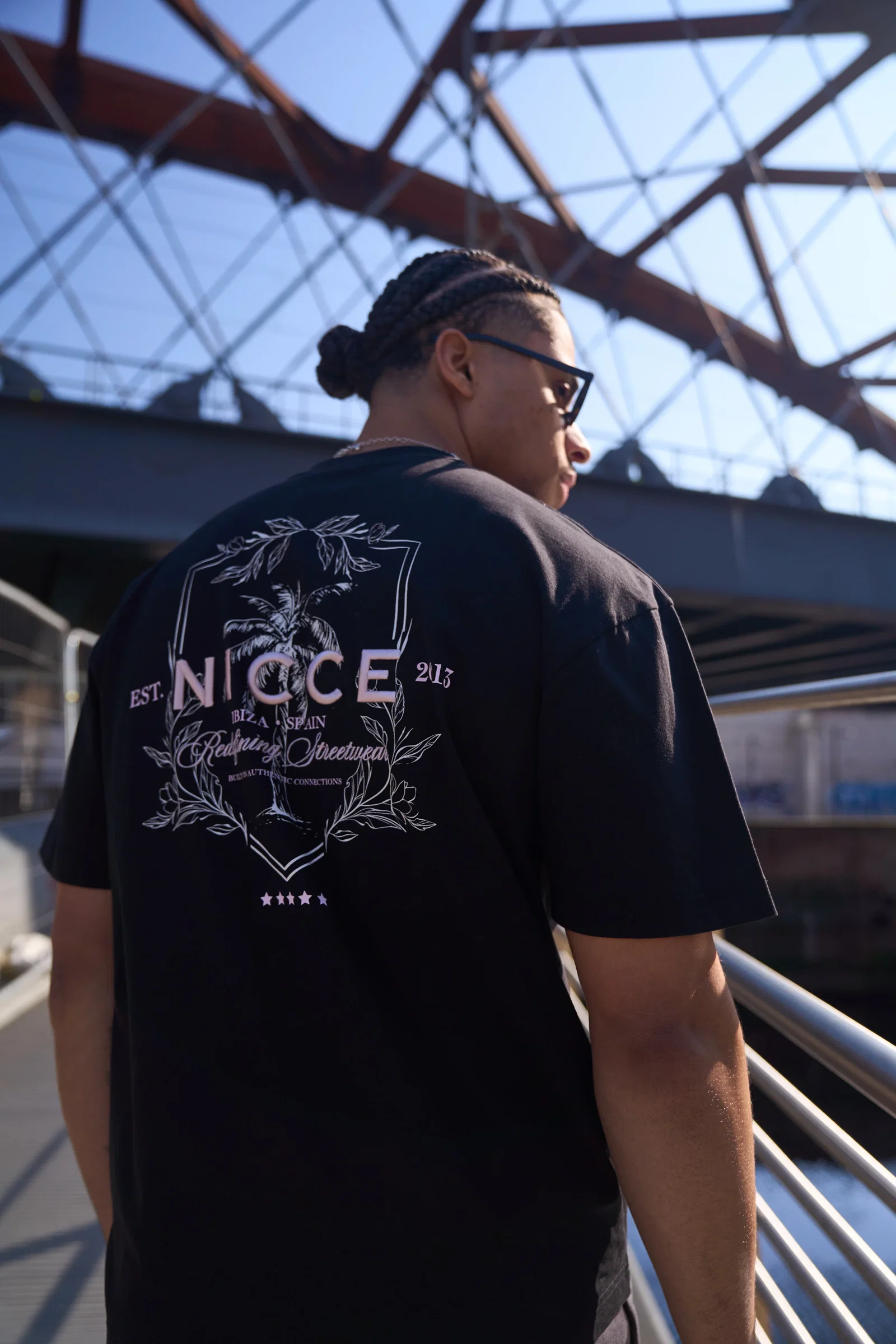 Image of NICCE Mens Cresta T-Shirt | Black