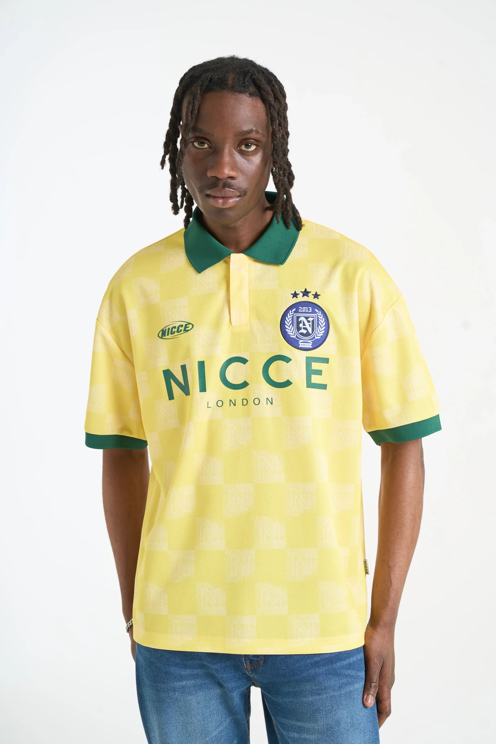 Image of NICCE Mens Stadium Football Shirt | Gold