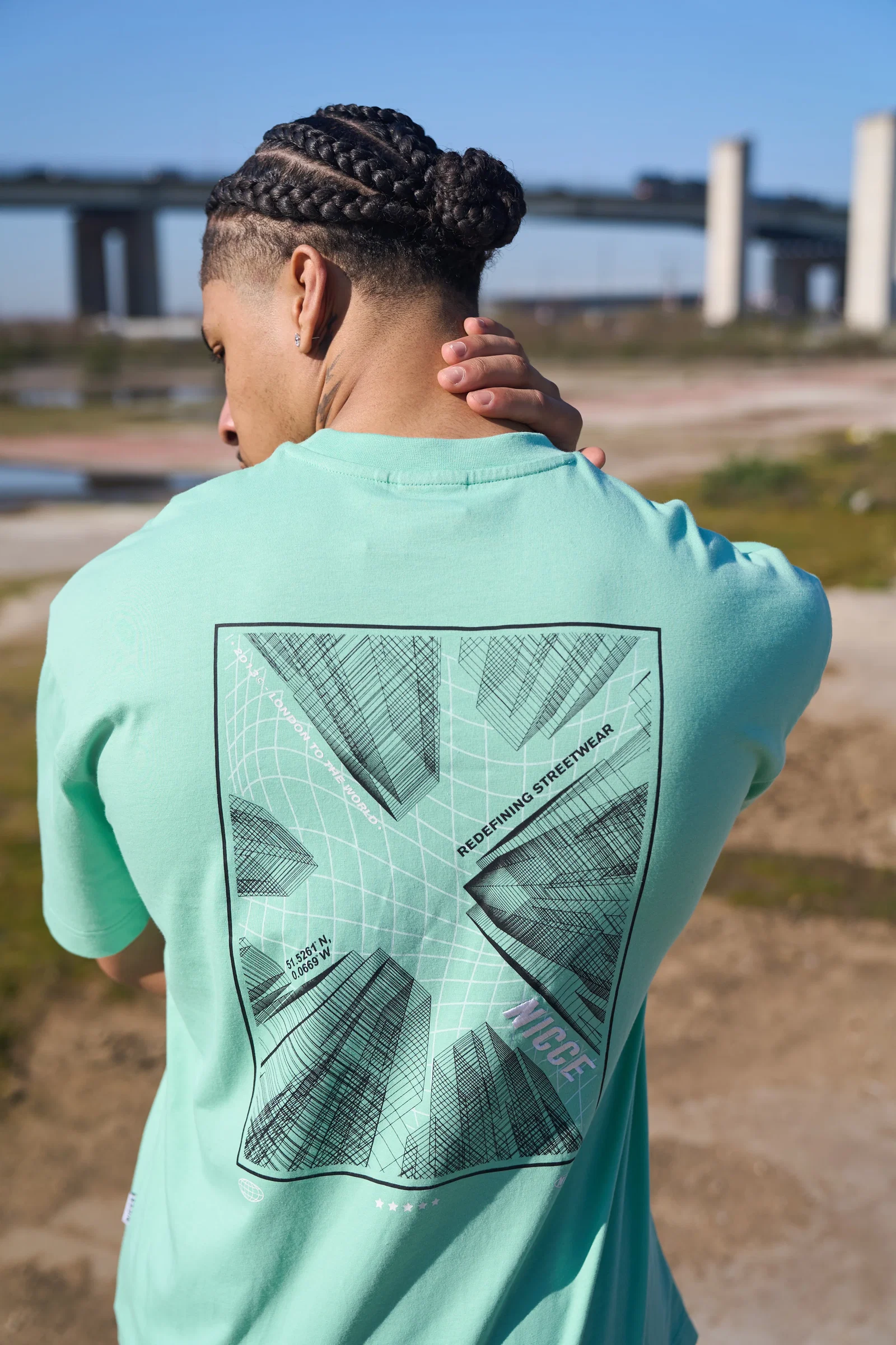 Image of NICCE Mens Comet T-Shirt | Mint