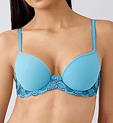 La Femme Underwire T-Shirt Bra Adriatic Blue 34D