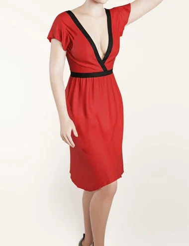 dForce Sophisticated Summer Dress for Genesis 9