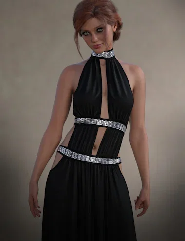 dForce Astraea Gown for Genesis 9 and 8 Female
