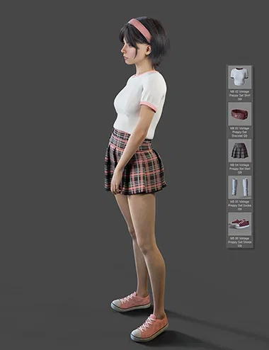 dForce MB Vintage Preppy Set for Genesis 9 Feminine