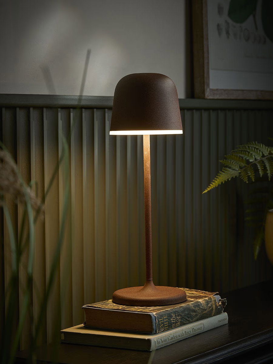 Nocturne Rechargeable LED Table Lamp - Rust