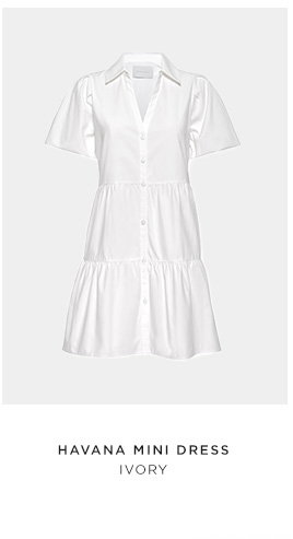 Havana Mini Dress in Ivory