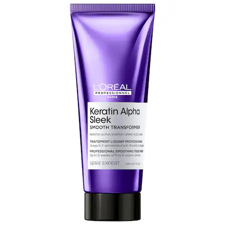 Keratin Alpha Sleek Anti-Frizz Treatment for Smooth Hair