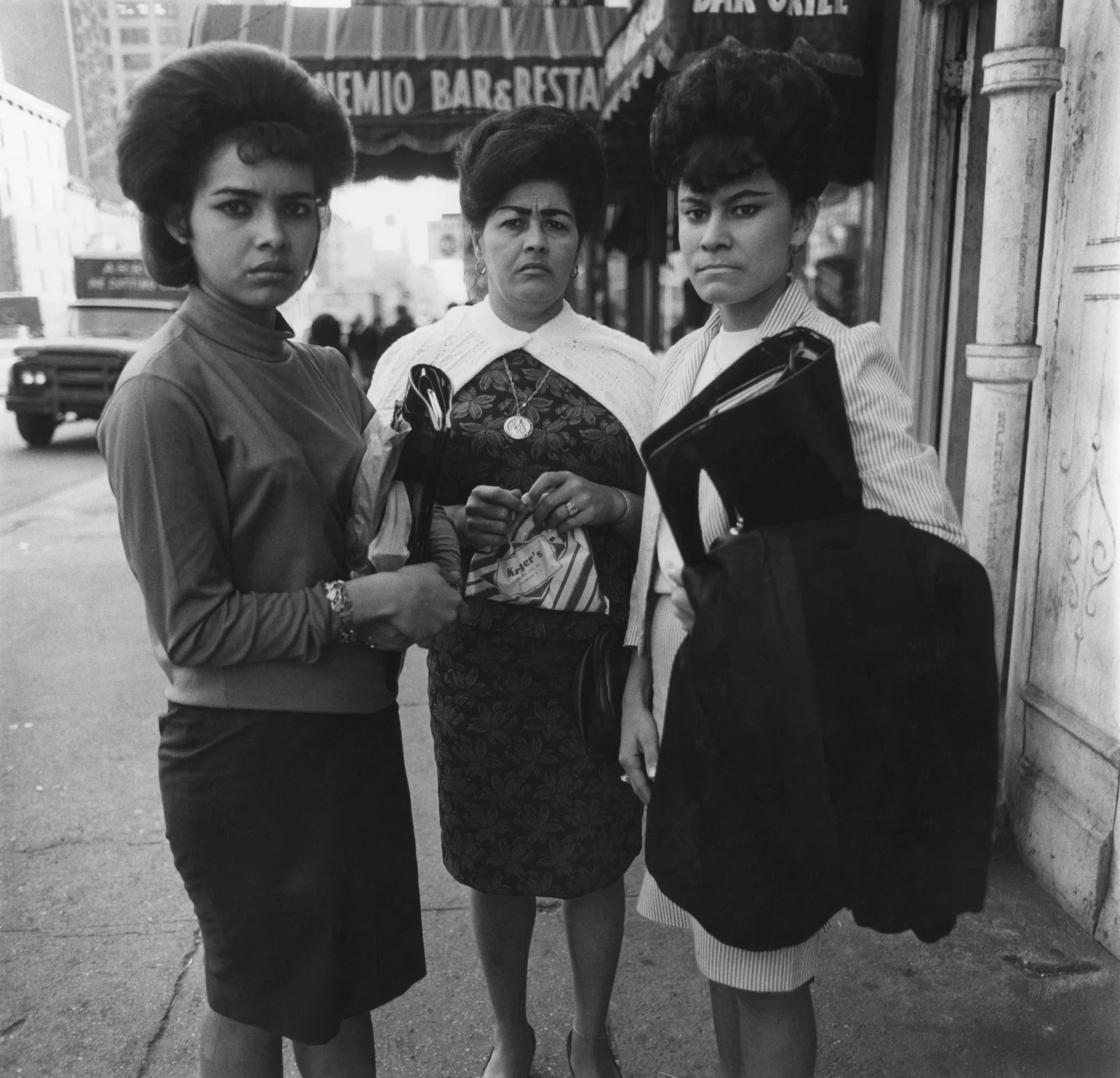 Diane Arbus, Three Puerto Rican Ladies, NYC, 1963