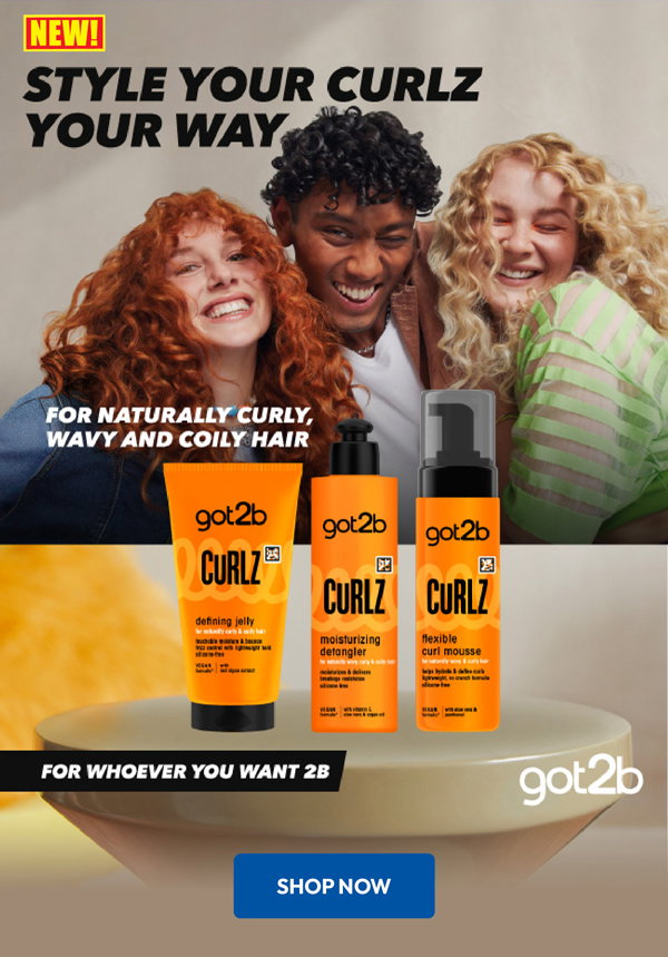 got2b Curlz range 40% off RRP at Chemist Warehouse sale ends 22 July 2026